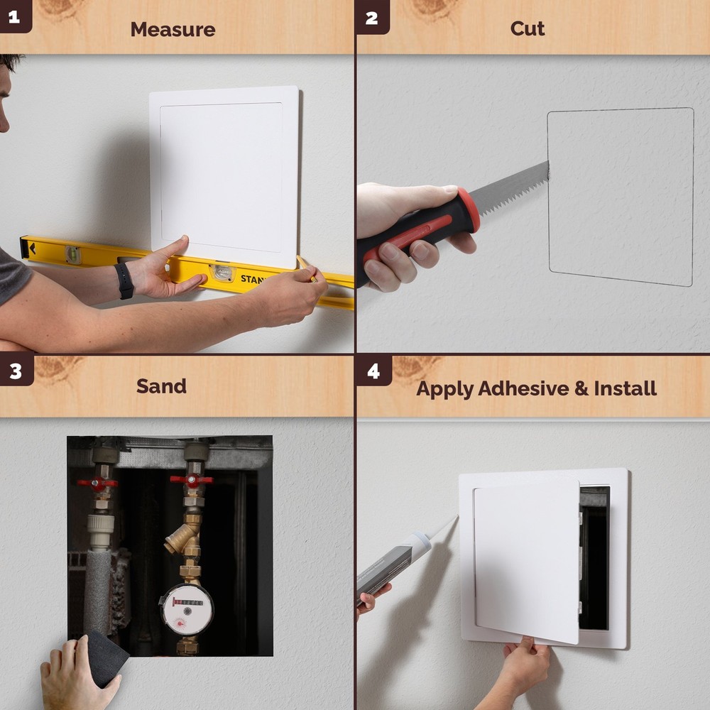 Morvat 12x12 Access Panel with Hinged Door for Drywall & Ceiling