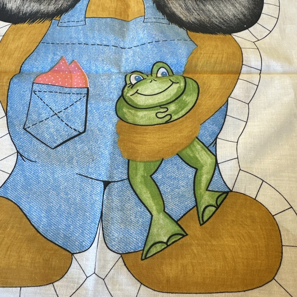 Vintage Sewing Pattern Panel, Uncut, Dog With Overalls Pattern