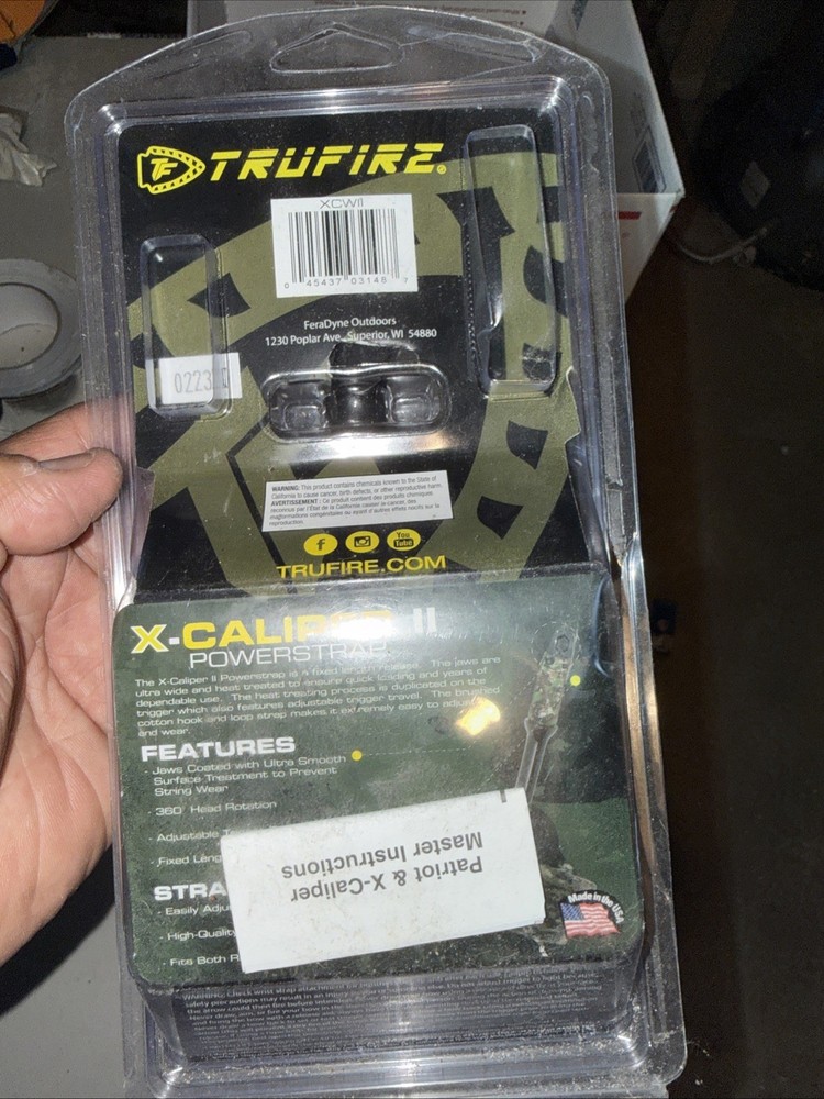 Tru-Fire X-Caliper II Powerstrap Release Archery Bow