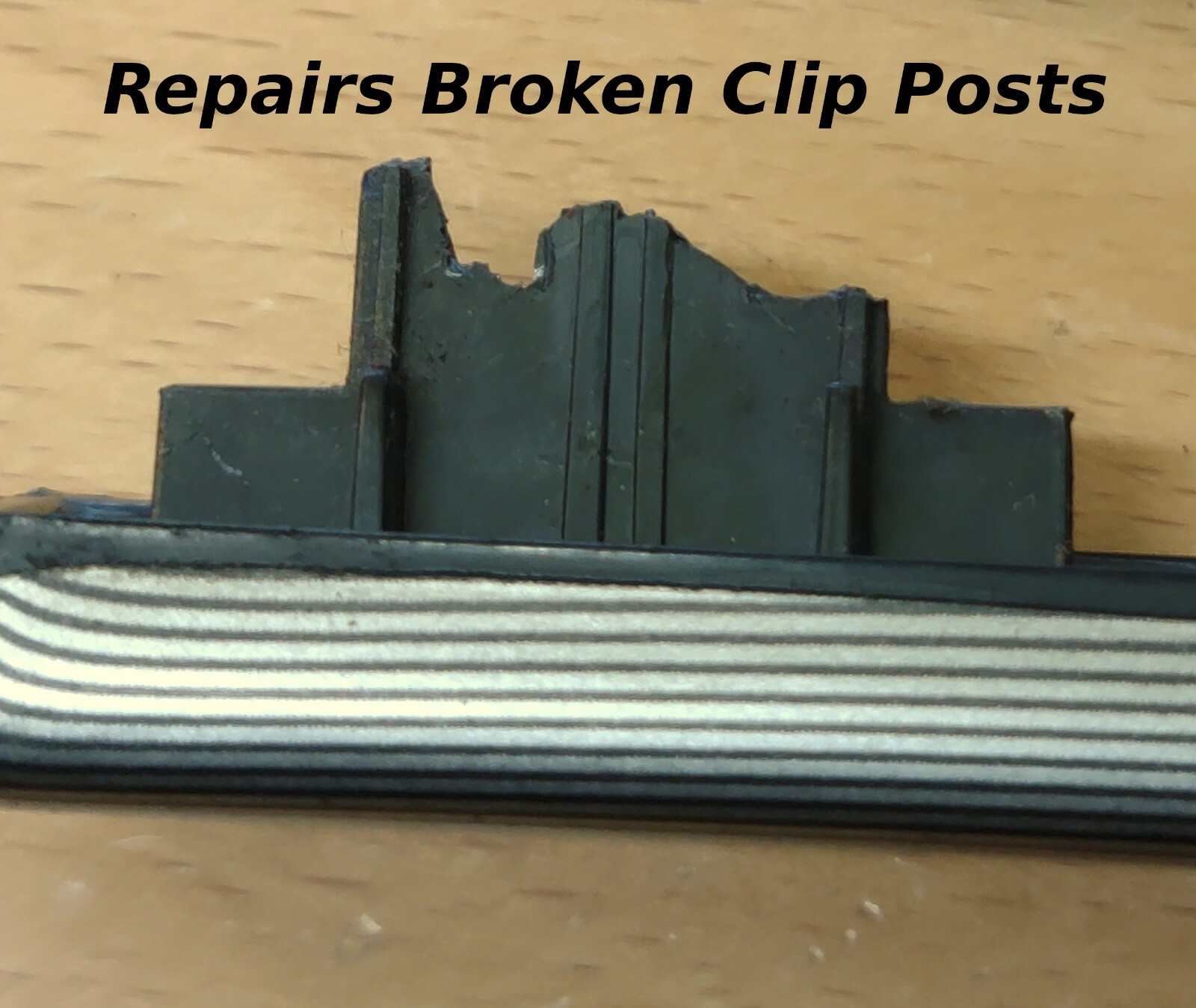 92-96 Dash Trim Strip Repair Kit Ford F150 F250 F350 Bronco -Fixes Broken Posts