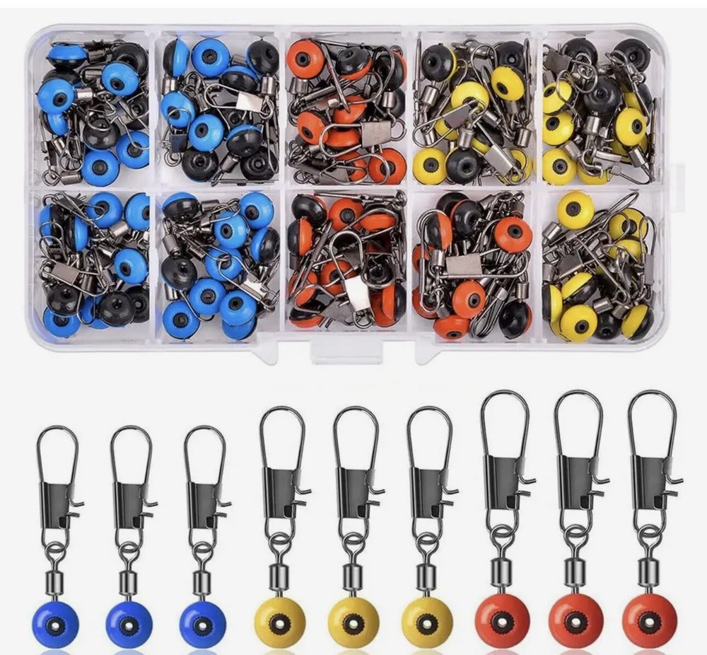 RUNNING LEDGER SLIDER BEADS FLOAT LINK Plus 30 X Free Line Stops