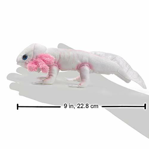 Folkmanis Axolotl Finger Puppet, 9"