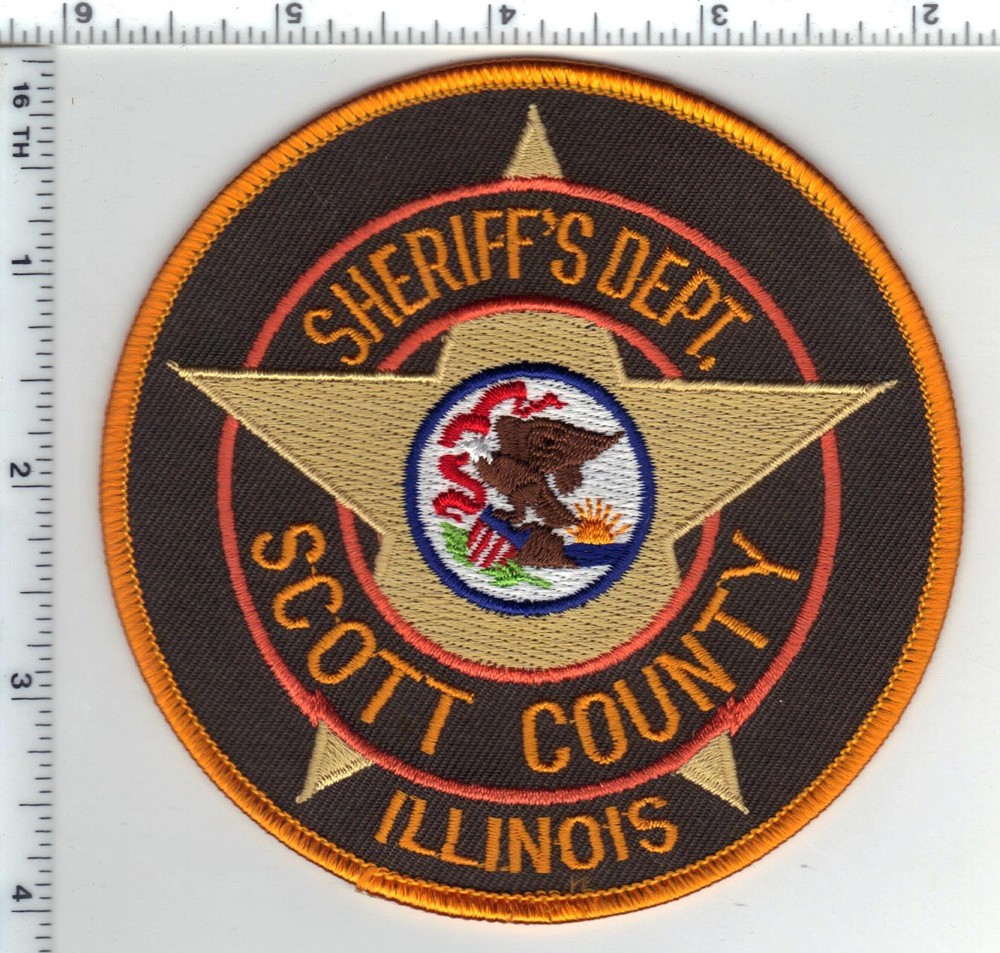 Scott County Sheriff's Dept. (Illinois)  Shoulder Patch - new from the 1980's