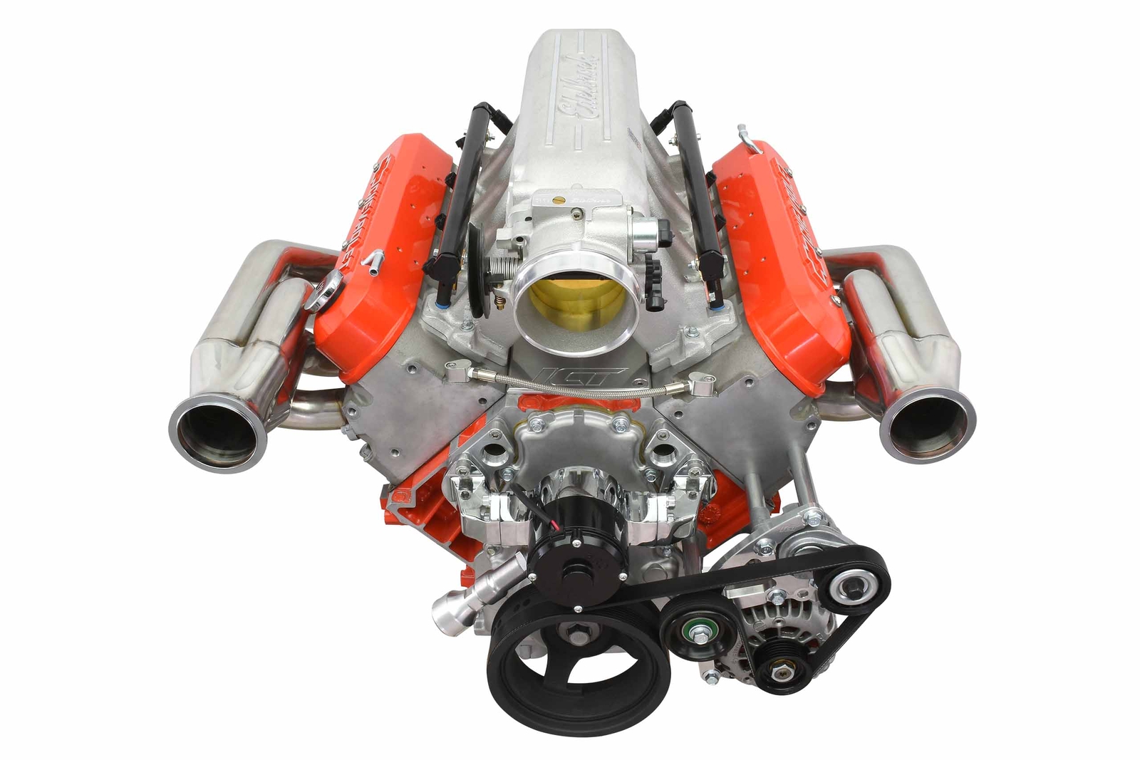 LS Low Mount Alternator Bracket for Electric Water Pump w/ Tensioner - Truck