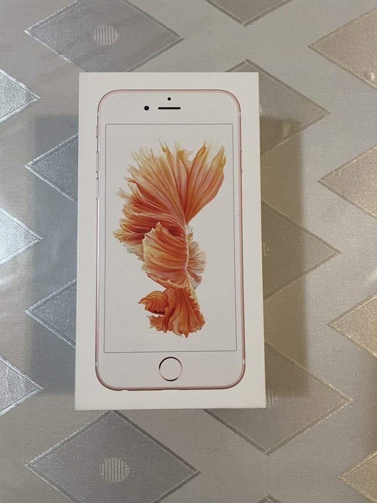 Apple iPhone 6S Plus Empty Replacement Phone Box & New Headphones