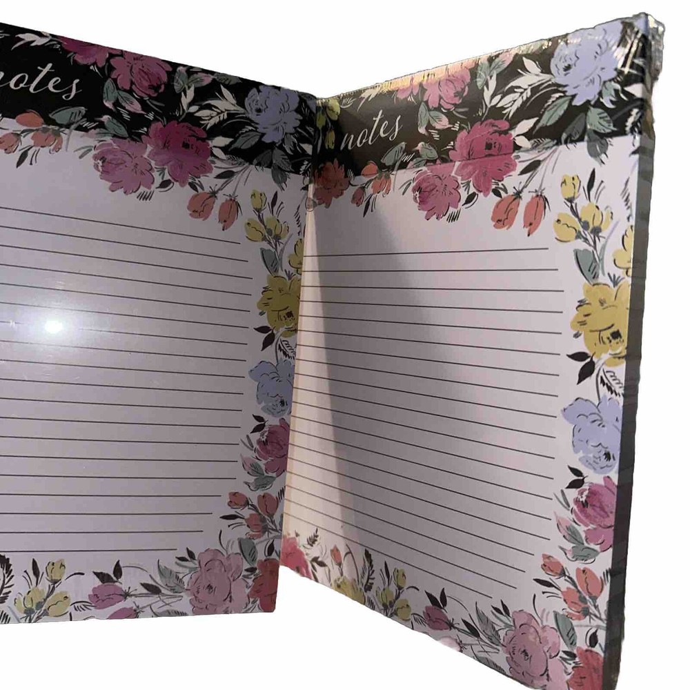 PUNCH STUDIO “notes” BEAUTIFUL FLORAL PRINT 💐 NOTE PADS 2 x 80 Pages
