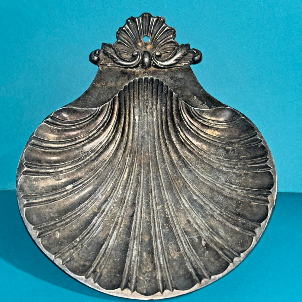 Vintage Sheffield England 1700-1800 Shell Wall Pocket RF Inc USA Made