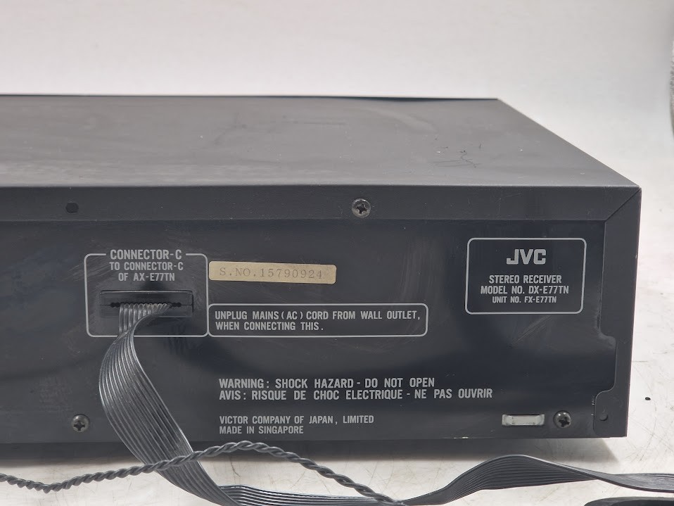 JVC FX-E77 Computer Controlled Tuner - Working, Cosmetic Wear