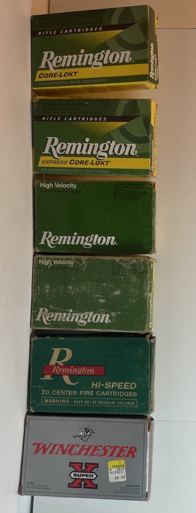 30-06 EMPTY Ammo Boxes With Inserts 9 Boxes Remington Winchester