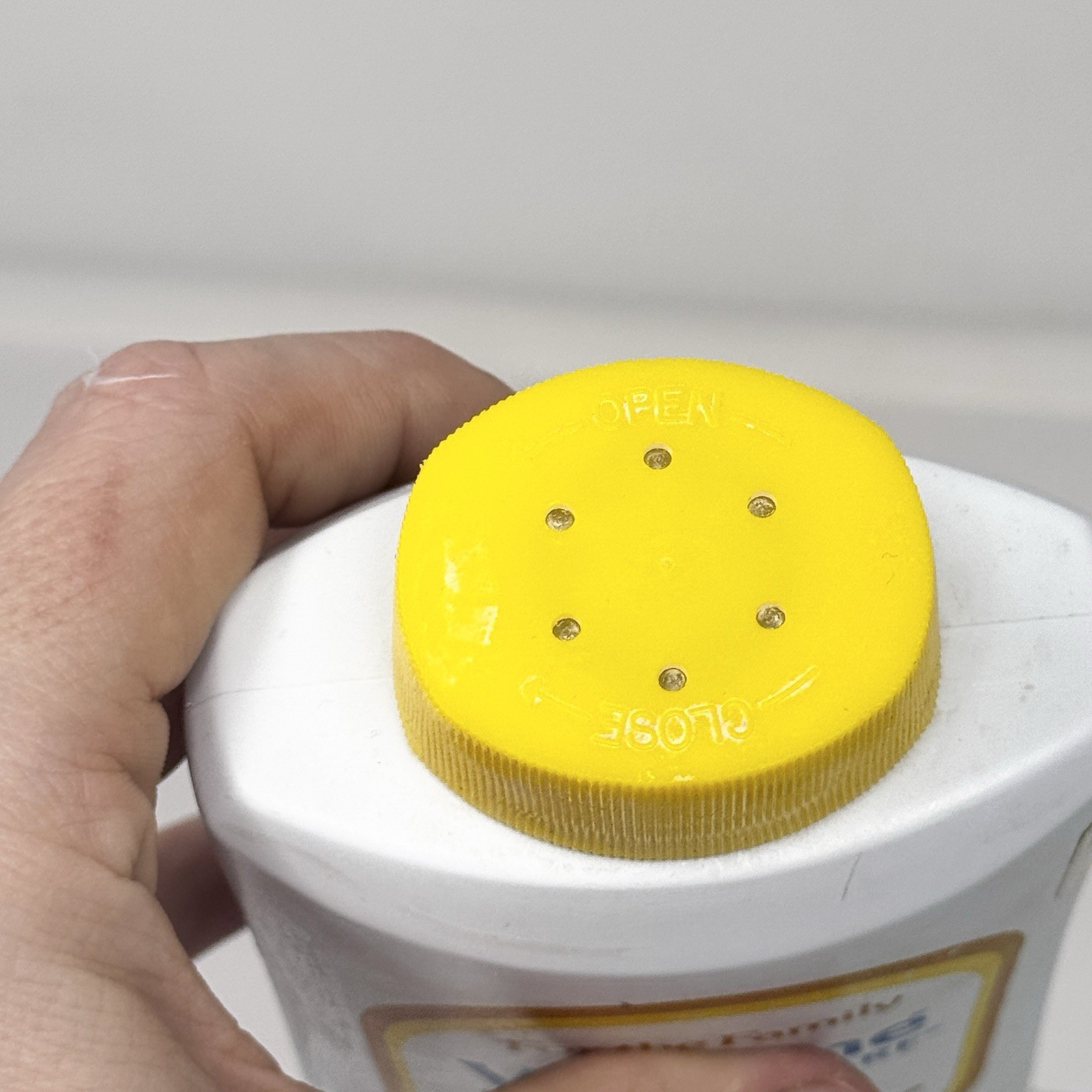 Vintage Vaseline Intensive Care Baby Powder 9 oz Talc Movie Prop 75% Full