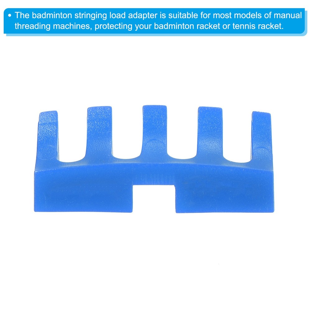4Pcs Embedded Badminton Stringing Racquet Load Spreader Adapter Protector, Blue