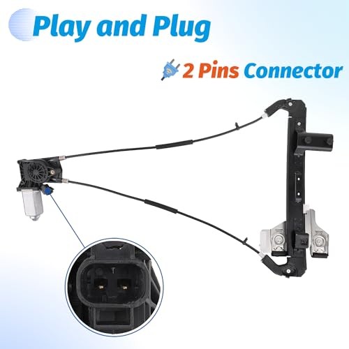 Power Window Regulator with Motor Compatible with Rear Right Passenger Side