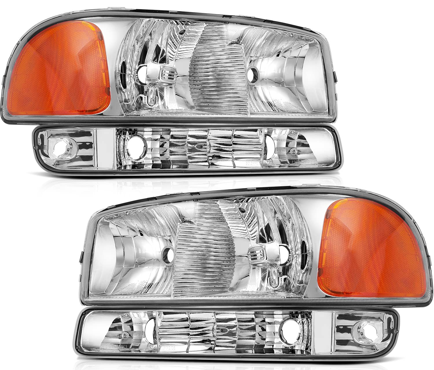 Headlight Assembly For GMC Sierra 1500 1999-2006 Classic 2007 For GMC Sierra