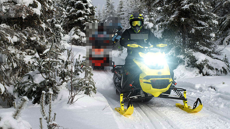 Ultra Bright LED headlight bulb for 2009 Ski-Doo Summit 500SS Everest: High/Low