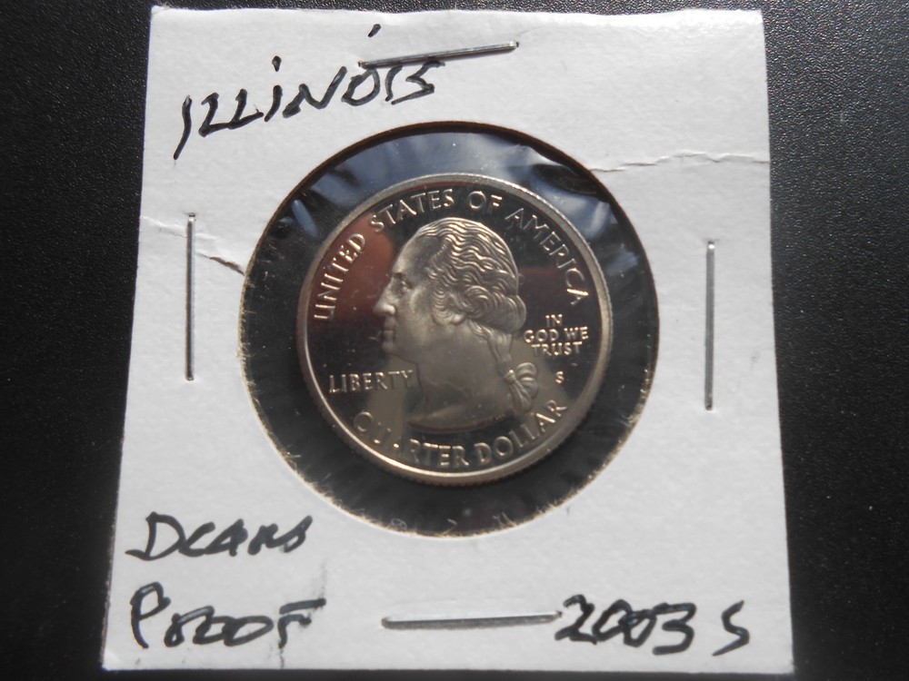 2003 S ILLINOIS: Proof DCAM. STATE QUARTER