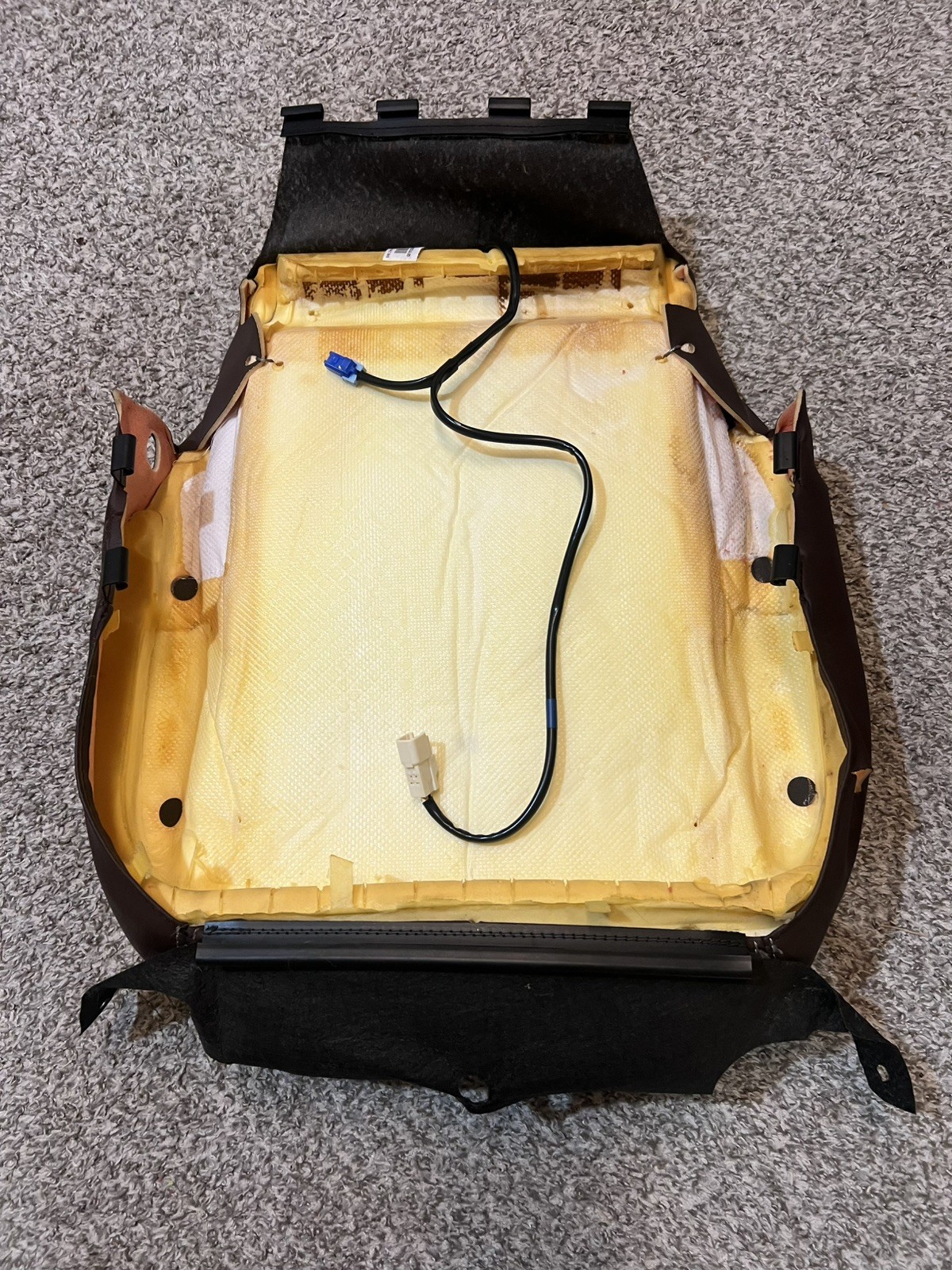 13 - 14 Subaru Outback Passenger RH Saddle Brown Lower Seat Bottom Leather Cover