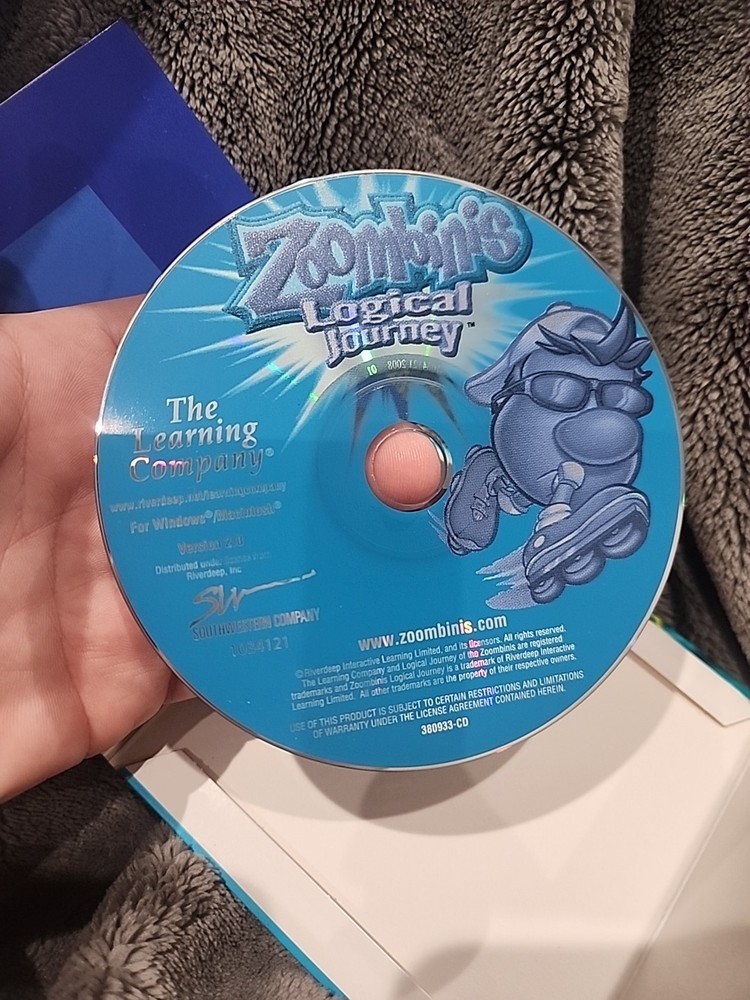 ZOOMBINIS LOGICAL JOURNEY Windows PC Computer CD-ROM Game Tested Works