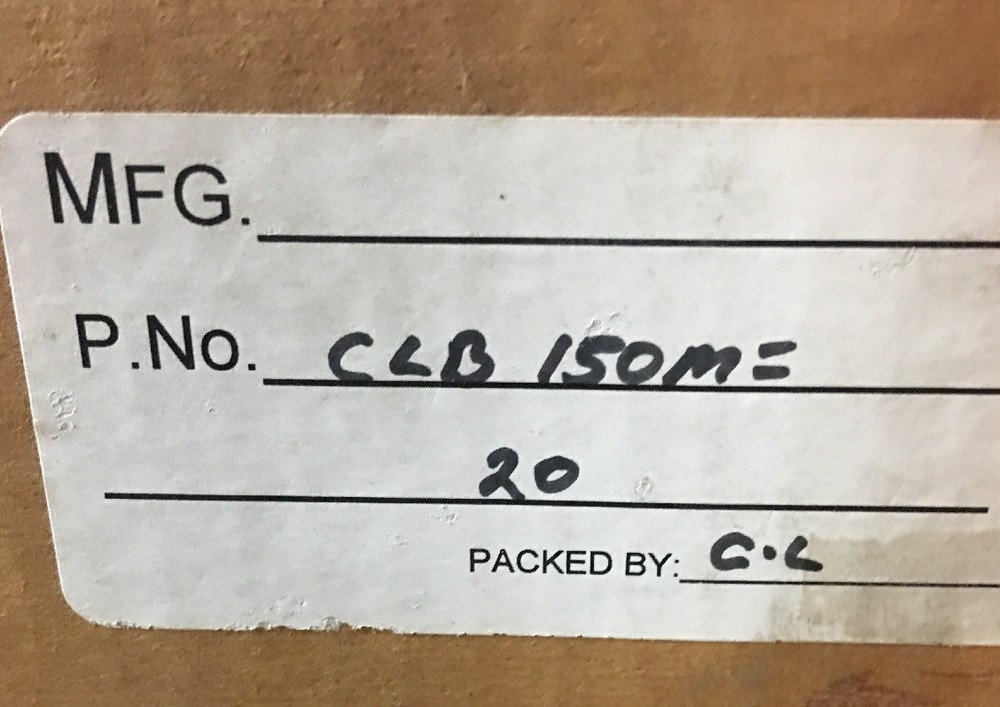 CLB150M EFCOR 1-1/2 INCH RIGID CLAMP BACK