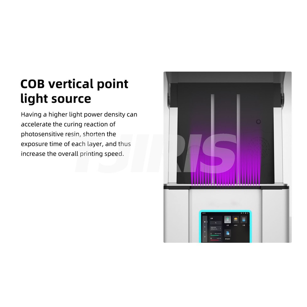 Dental 3D Printer 6.8'' 9K Desktop 3D Printing Machine With Curing