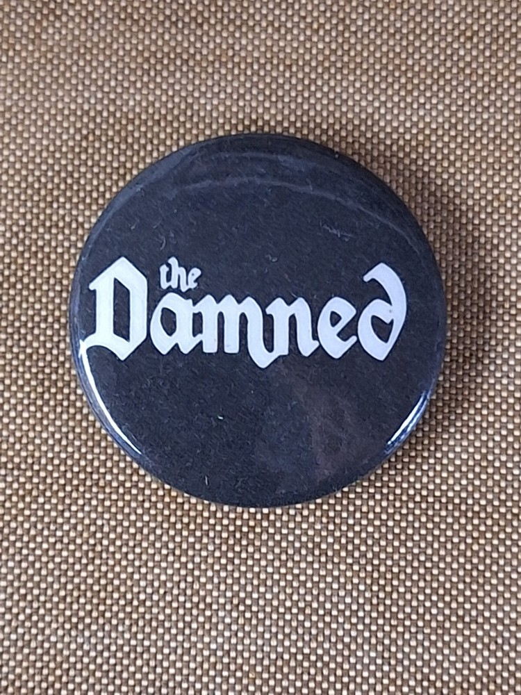 The Damned80s punk uk82 button badge