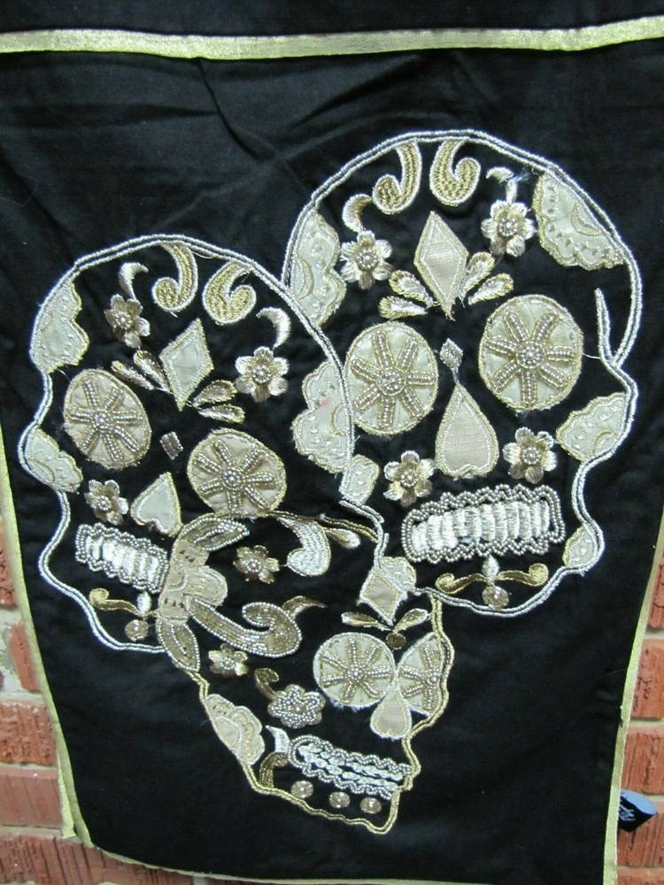 SPOOKY NIGHTS SUGAR SKULL TABLE RUNNER 14" X 72" HALLOWEEN