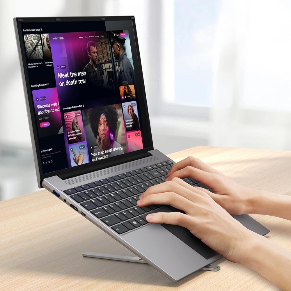 Laptop Stand, Computer Stand, Adjustable Laptop Riser, Foldable Ergonomic Laptop