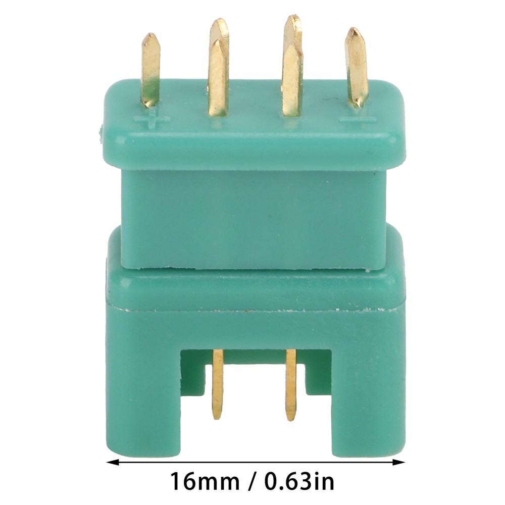 10 Pairs MPX Green Hexagonal Plug Multiplex Socket 6 Pin Connector Plugs Full