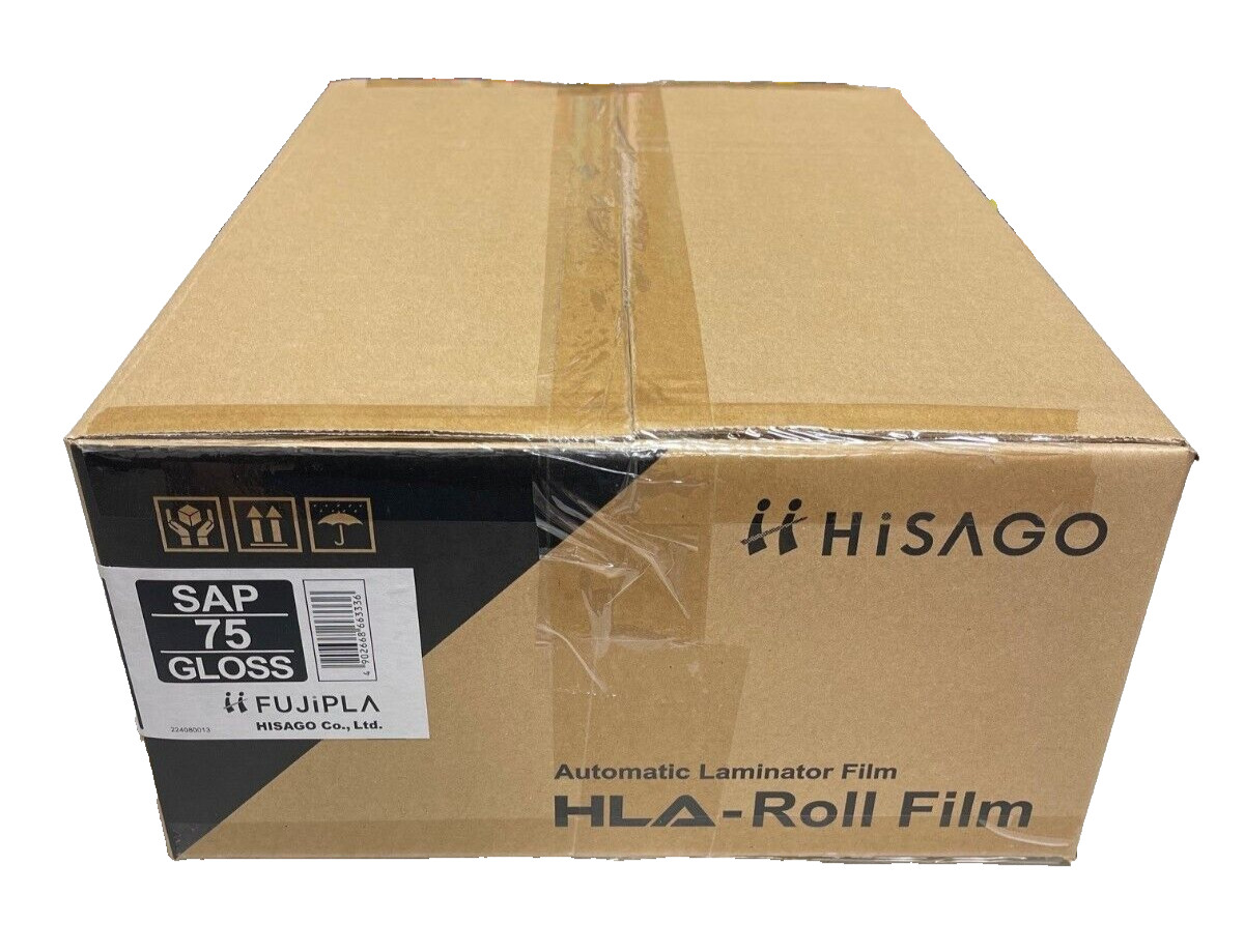 FujiPla HLA & ALM Laminating Film Rolls 3 mil Gloss 12.6" X 492' - 2rolls