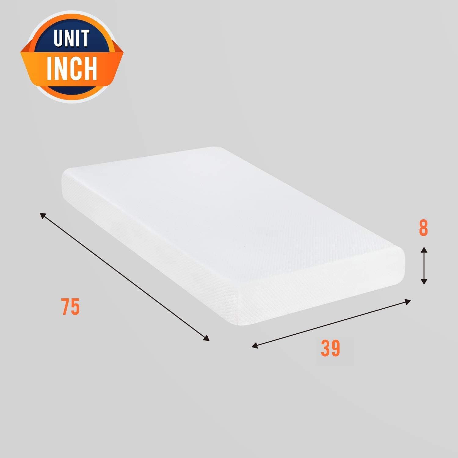 Gel Memory Foam Medium-Firm Mattress for Pressure Relief &Soundly Sleep Mattress