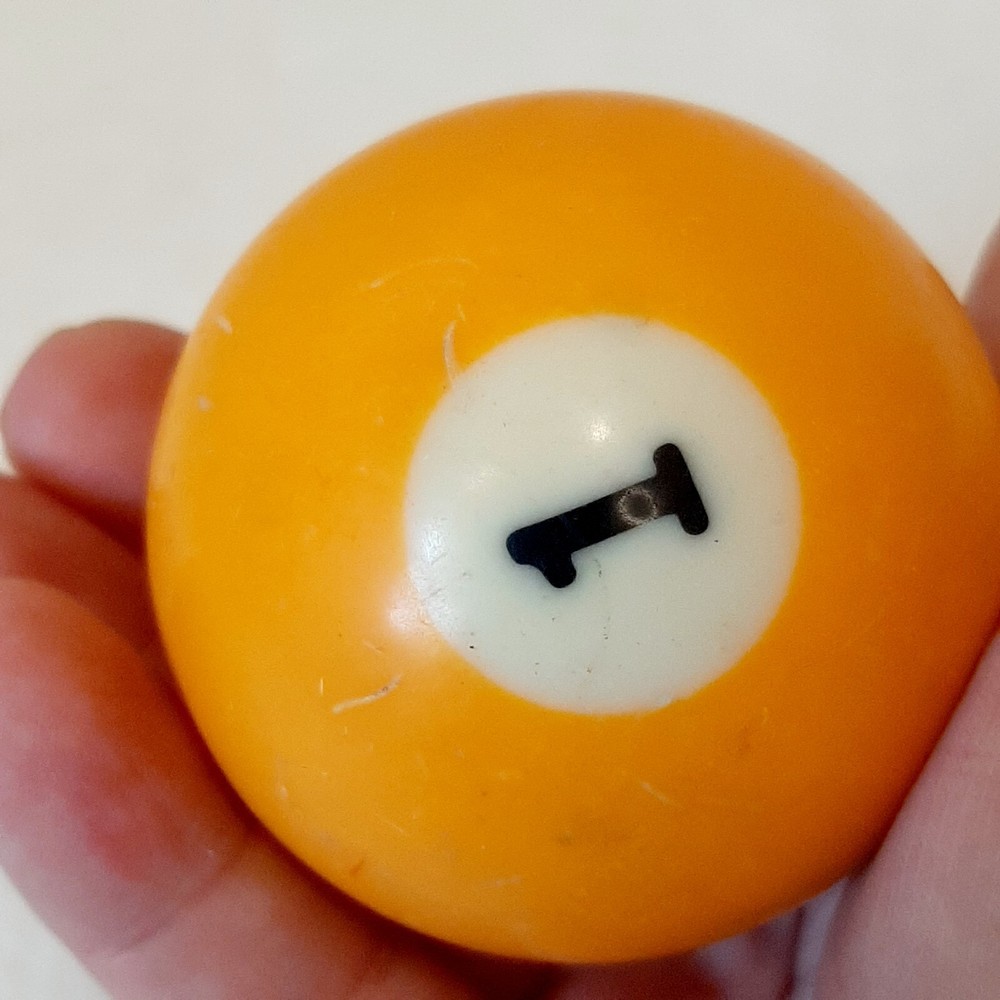 Billiard Pool Table Standard Replacement Ball 2 ¼” # 1 Ball