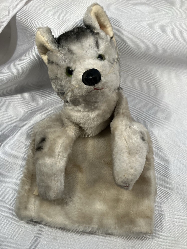 Vintage Kitty Cat Hand Puppet