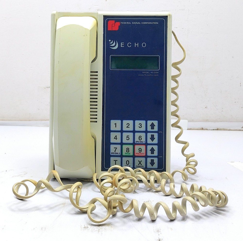 Federal Signal Corporation ECHO Wall Mount Intercom Stations E-DSM