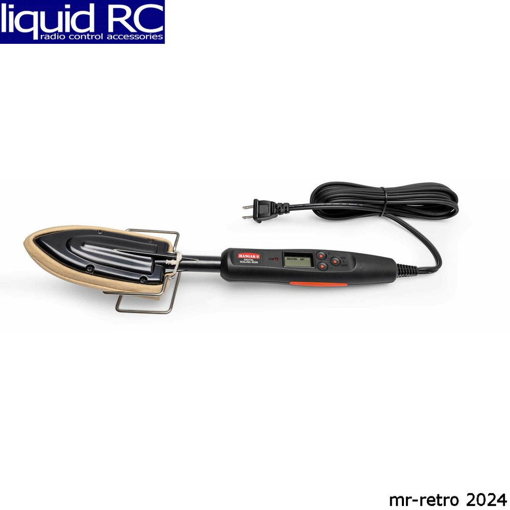Hangar 9 1017 Digital Sealing Iron 110 volt includes stand and sock