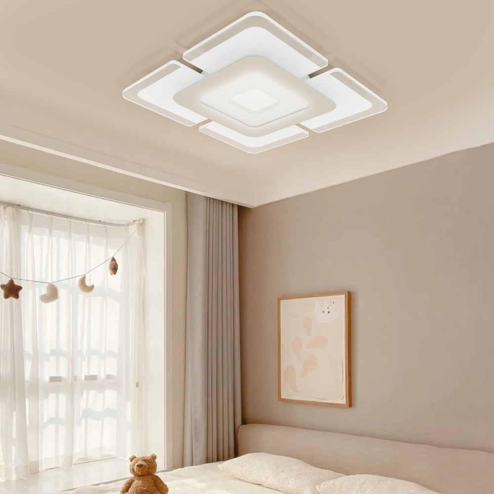 Square Ceiling Light LED Ceiling Lamp Flush Mount Ceiling Lighting Fixture