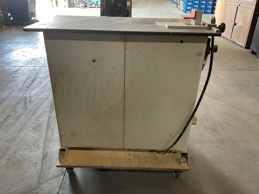 Unique Machine & Tool Double Spindle Pneumatic Pocket Hole Machine Model 73 #6BB