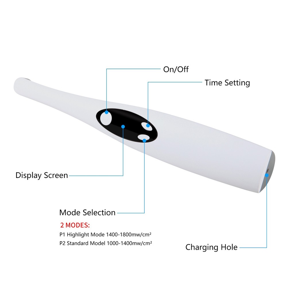 Dental Wireless Cordless iLed 3 Second LED Curing Light Cure Lamp 3SEC