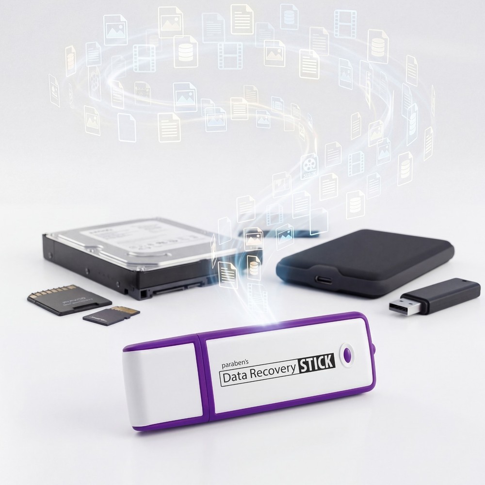 Data Recovery Stick - Recover Deleted Data from Windows Computers & Drives