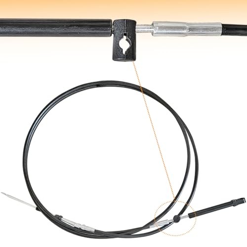 2PCS GEN II Throttle Shift Remote Control Cable Compatible with 10FT