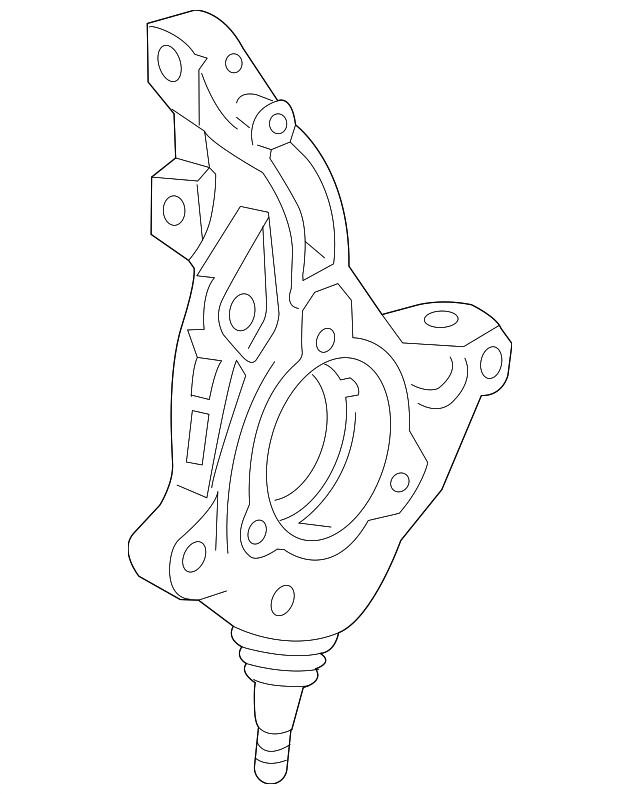 Genuine GM Driver Side Steering Knuckle 23271315