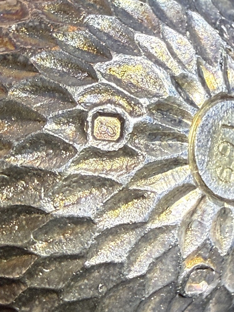 Stuart Devlin Limited Edition Silver Gilt Bird Egg Trinket Box #169