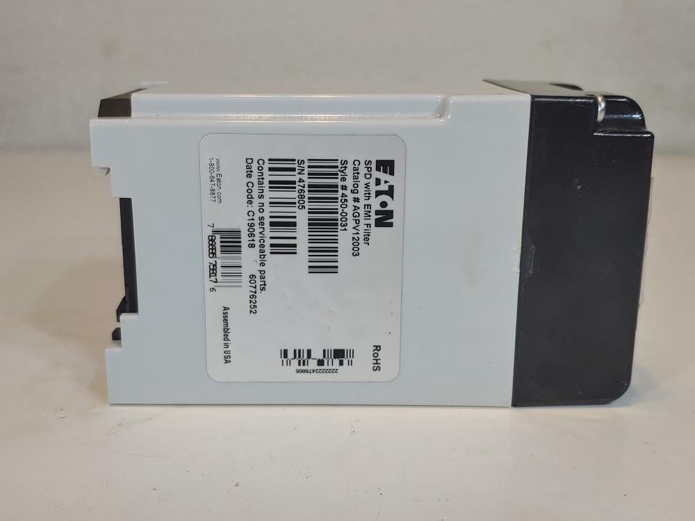 Eaton Powerline Filter AGPV12003