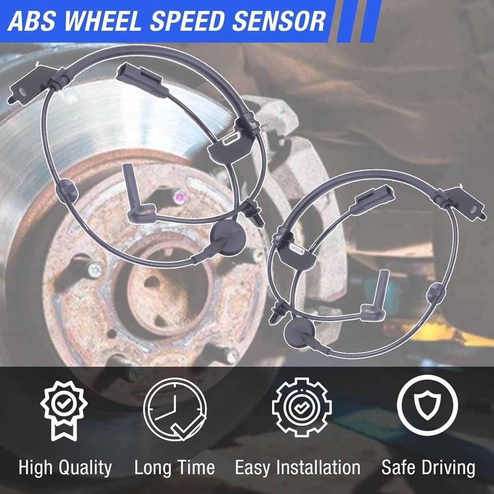Front ABS Wheel Speed Sensor Set ALS2408 & ALS2410 for 2009-2020 Dodge Journey