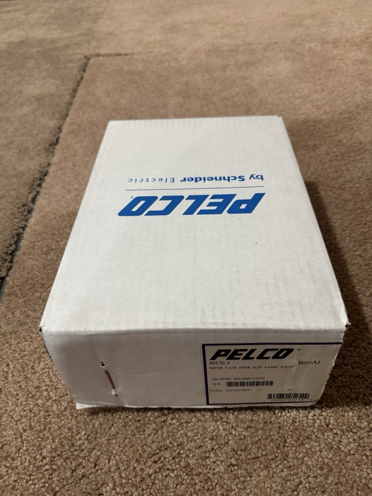 New Pelco WCS1-4 Master Camera Power Supply