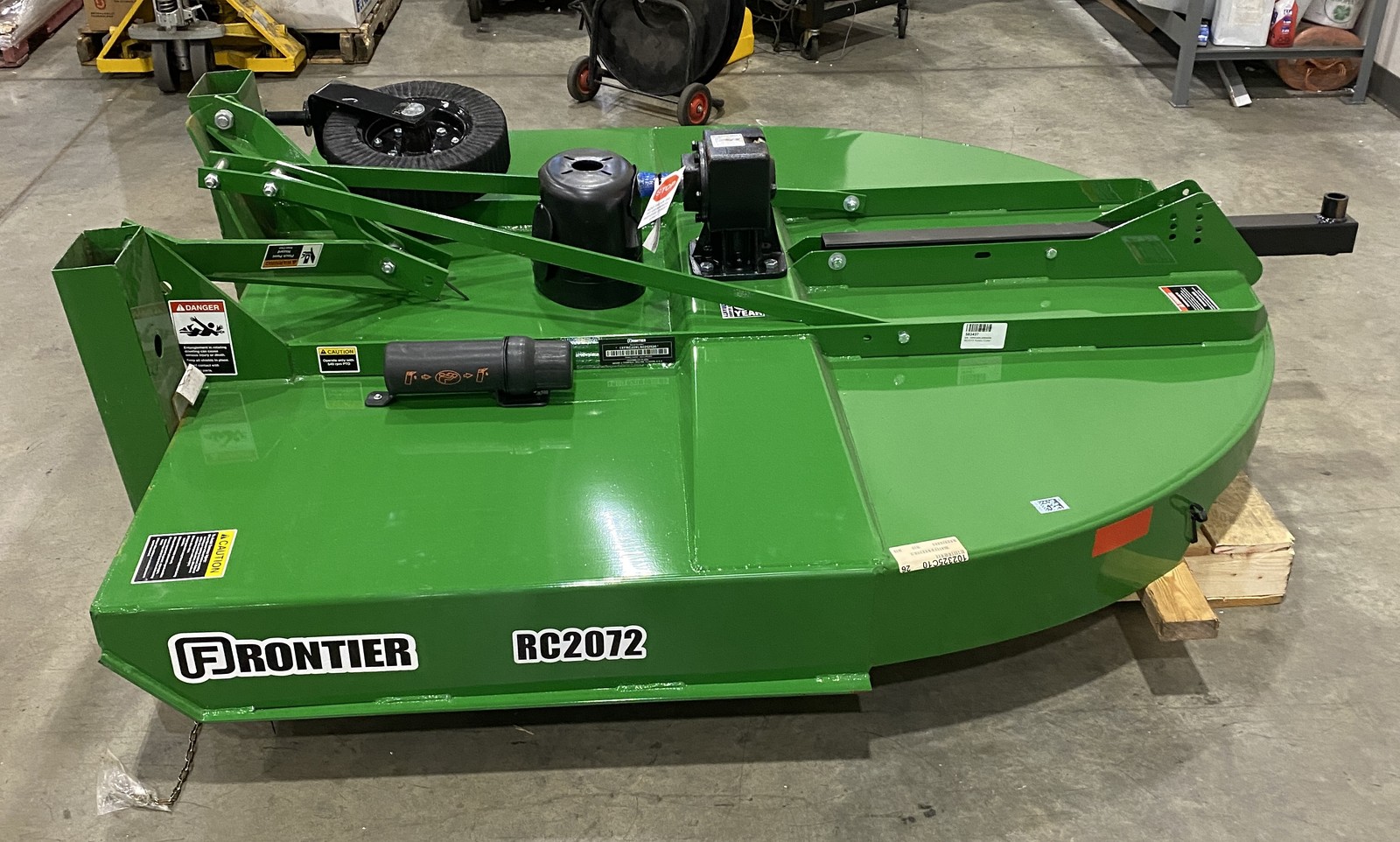 Frontier RC2072 72” Rotary Cutter Front & Rear Chain Shields