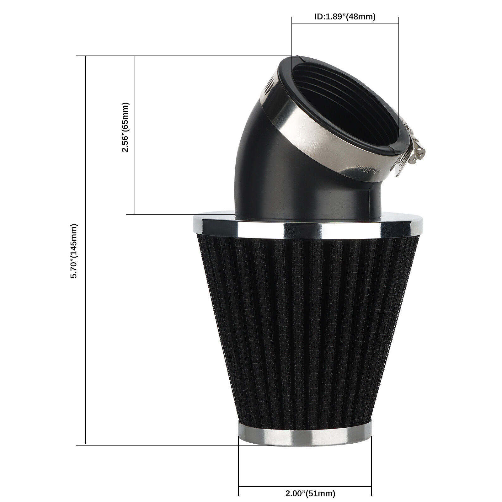 NIBBI PE22 Carburetor Air Filter For 110cc 125cc SSR Sunl Taotao Pit Bike ATV