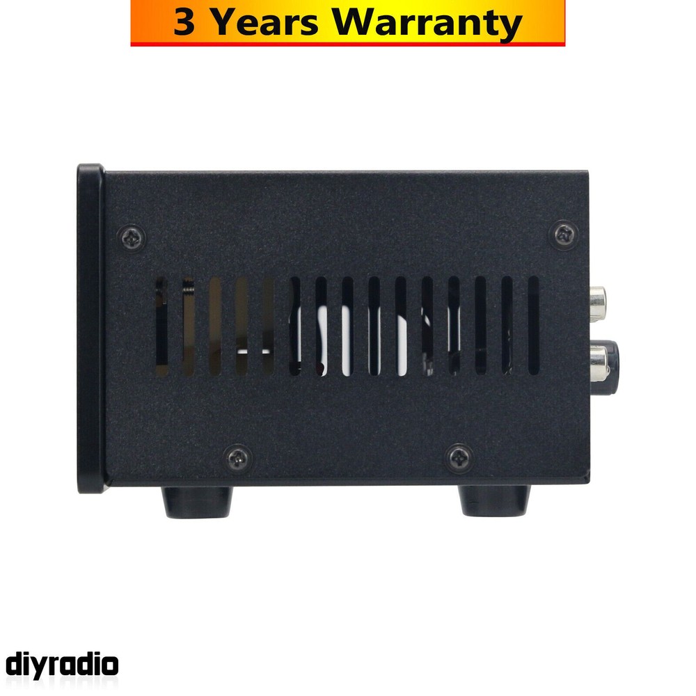 Black MIC-73 Voice Control Square Analog VU Meter Wire-free +LED Warm Backlight