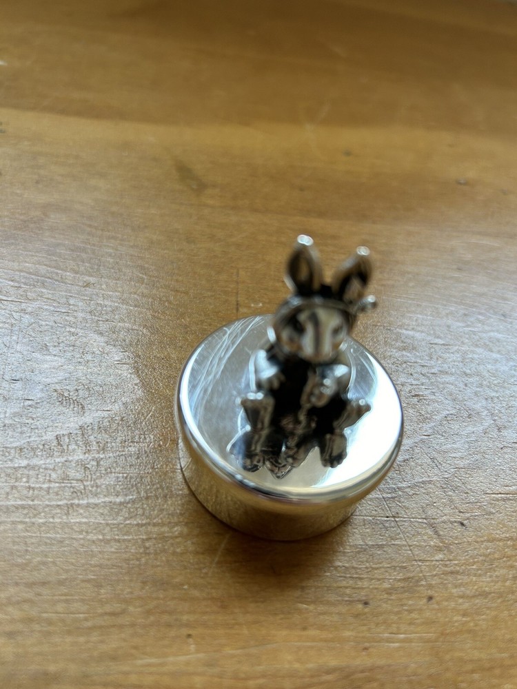 Reed and Barton Silverplate Peter Rabbit Tooth Fairy Box