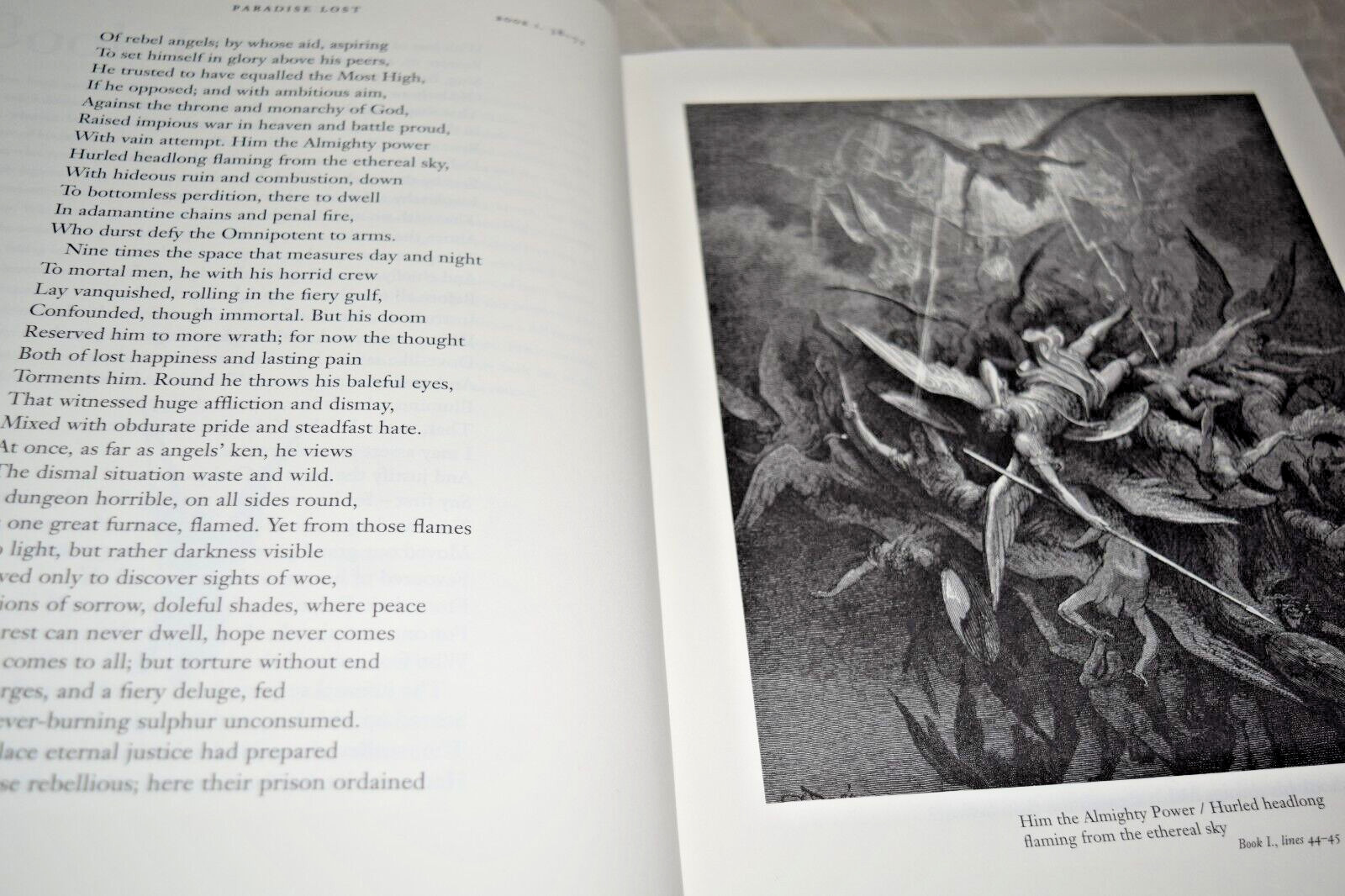 NEW Paradise Lost by John Milton Illustrated Gustave Dore Deluxe Hardcover