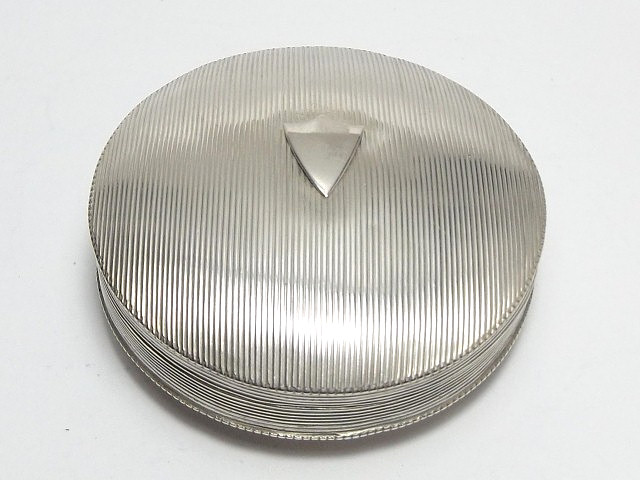 ANTIQUE 19thC DUTCH SOLID SILVER  SNUFF BOX, PEPPERMINT BOX, AMSTERDAM 1835