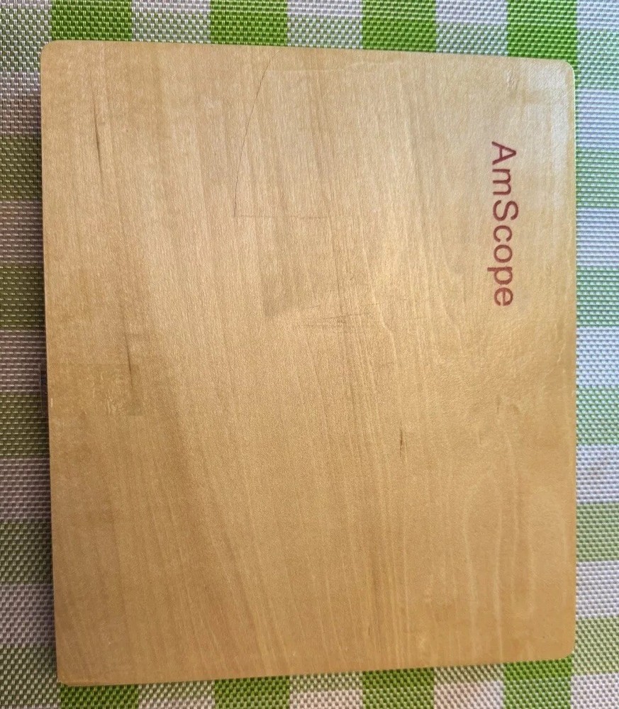 AmScope PS100B 100 PC Prepared Biological Microscope Glass Slides - Set B